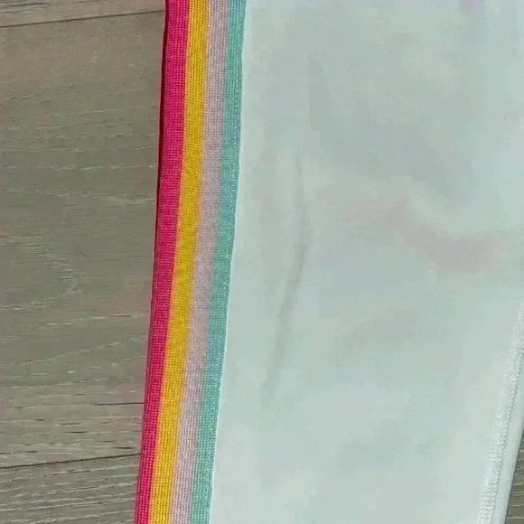 Spirtual Gangster rainbow 🌈  white track leggings sz small - Picture 6 of 12